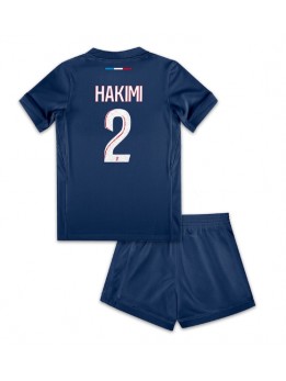 Paris Saint-Germain Achraf Hakimi #2 Replika Hemmakläder Barn 2024-25 Kortärmad (+ byxor)